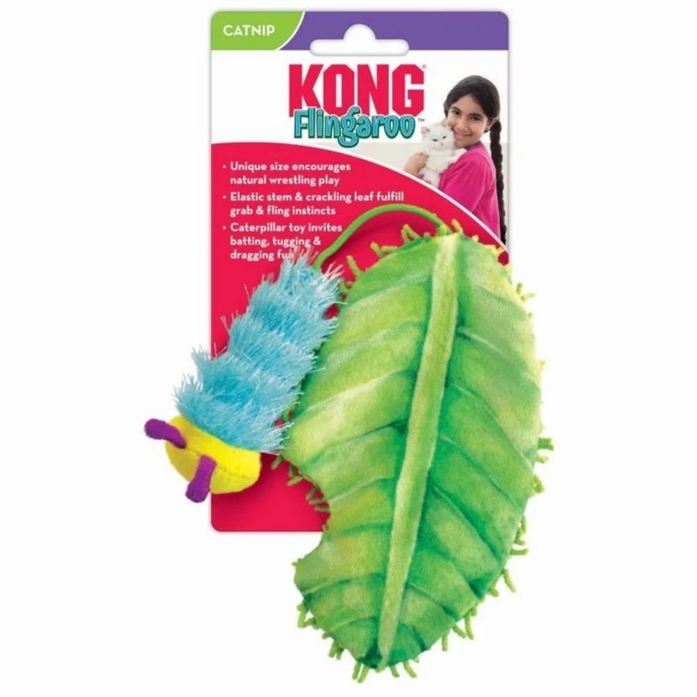 Kong Juguete Para Gatos Flingaroo Caterpillar