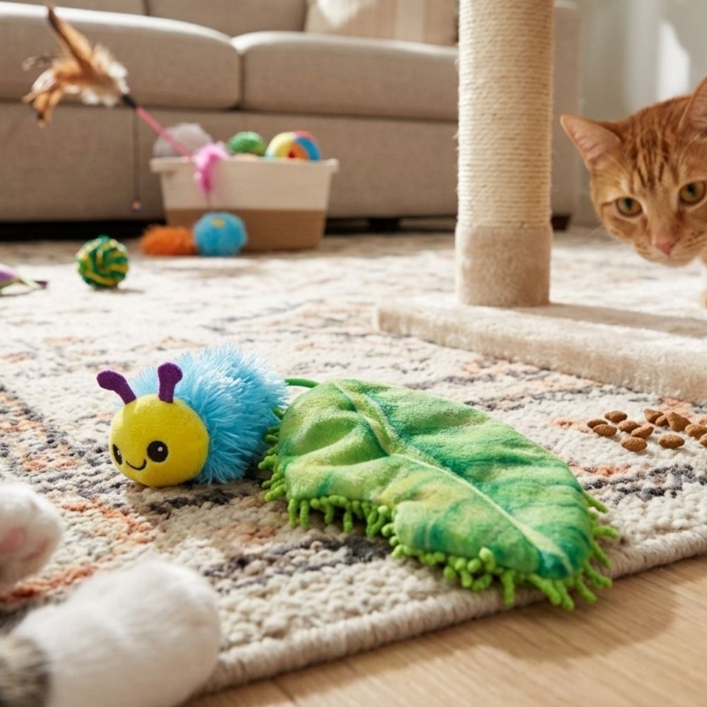 Kong Juguete Para Gatos Flingaroo Caterpillar