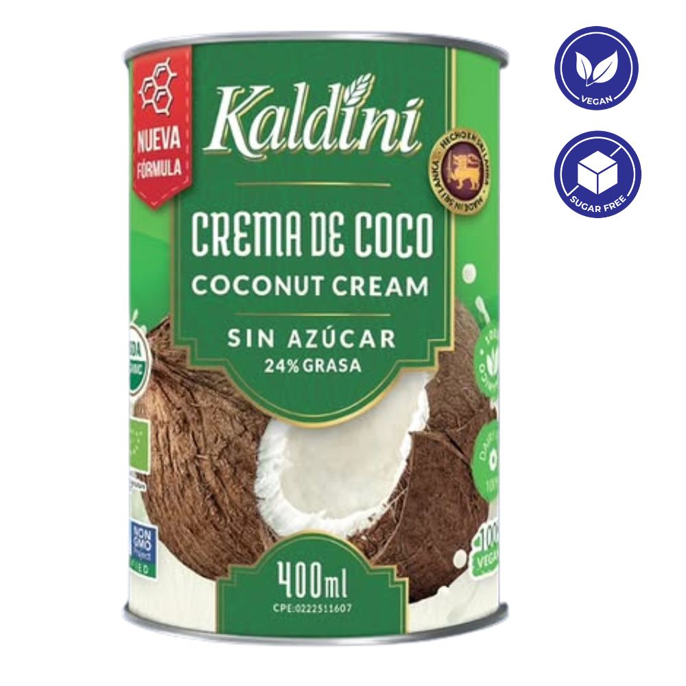 Kaldini Crema De Coco Sin Azuzcar 400 ml