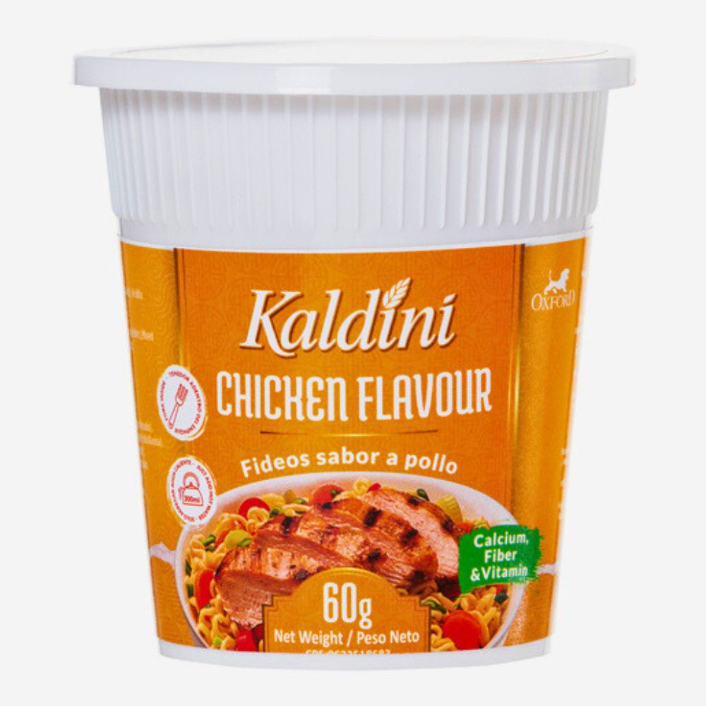 Kaldini Cup Noodles Fideos Sabor A Pollo 60 gr
