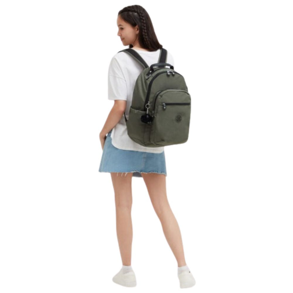 Kipling Bolso Mediano Seoul Green Moss