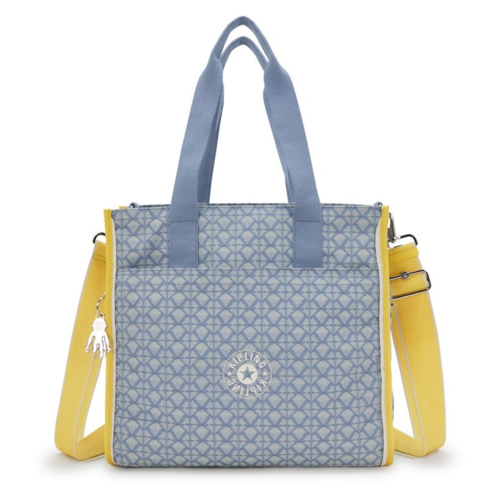 Kipling Cartera Devalynt Sig Blue Slate Emb Sport