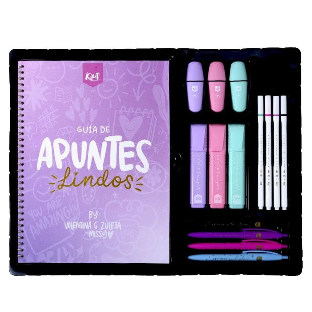 Kiut Kit De Apuntes Lindos Cartilla+Resalt+Finlan