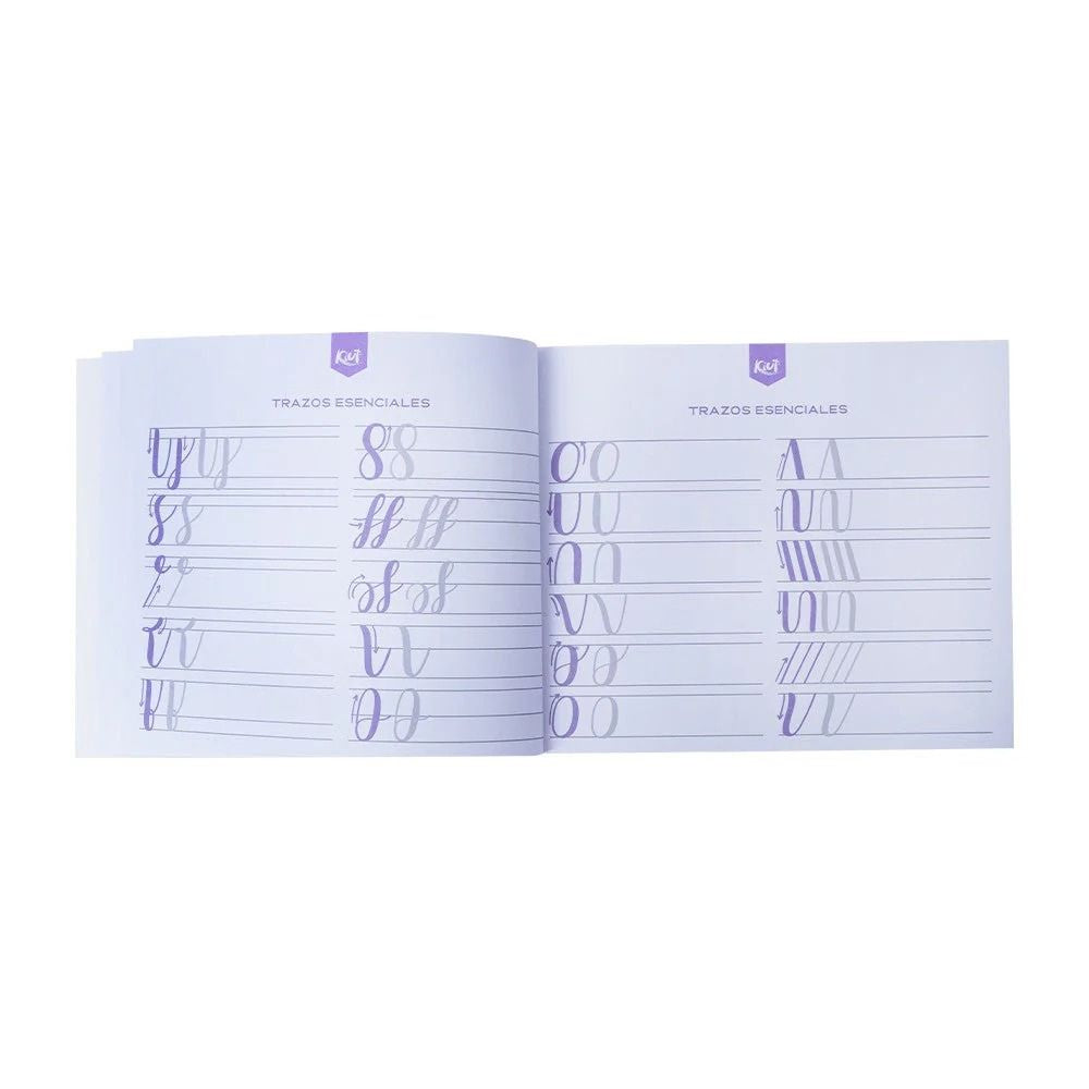 Kiut Kit De Lettering Cartilla+30 Marcadores
