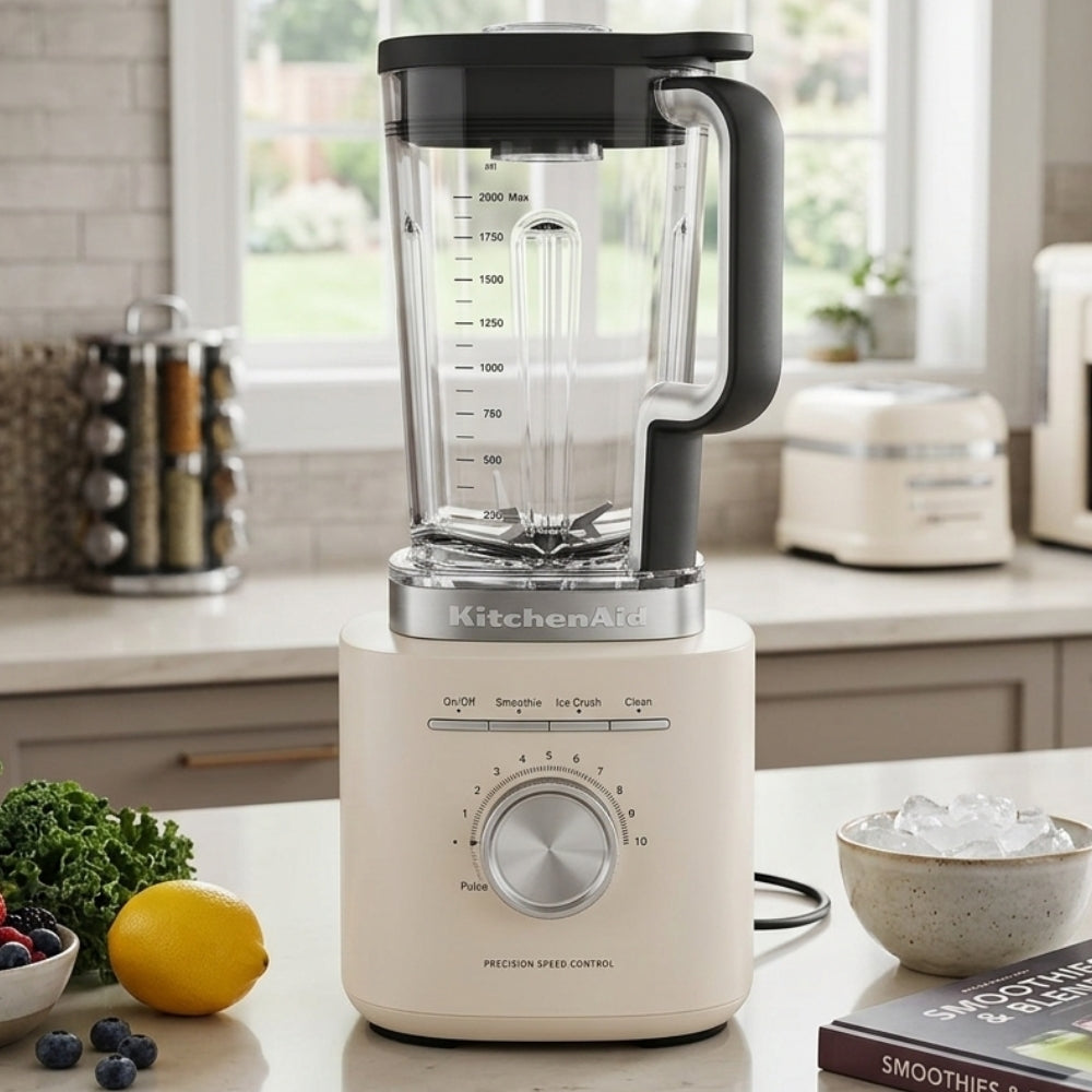 KitchenAid Licuadora 10 Velocidades Pure Power Porcelain White 2L