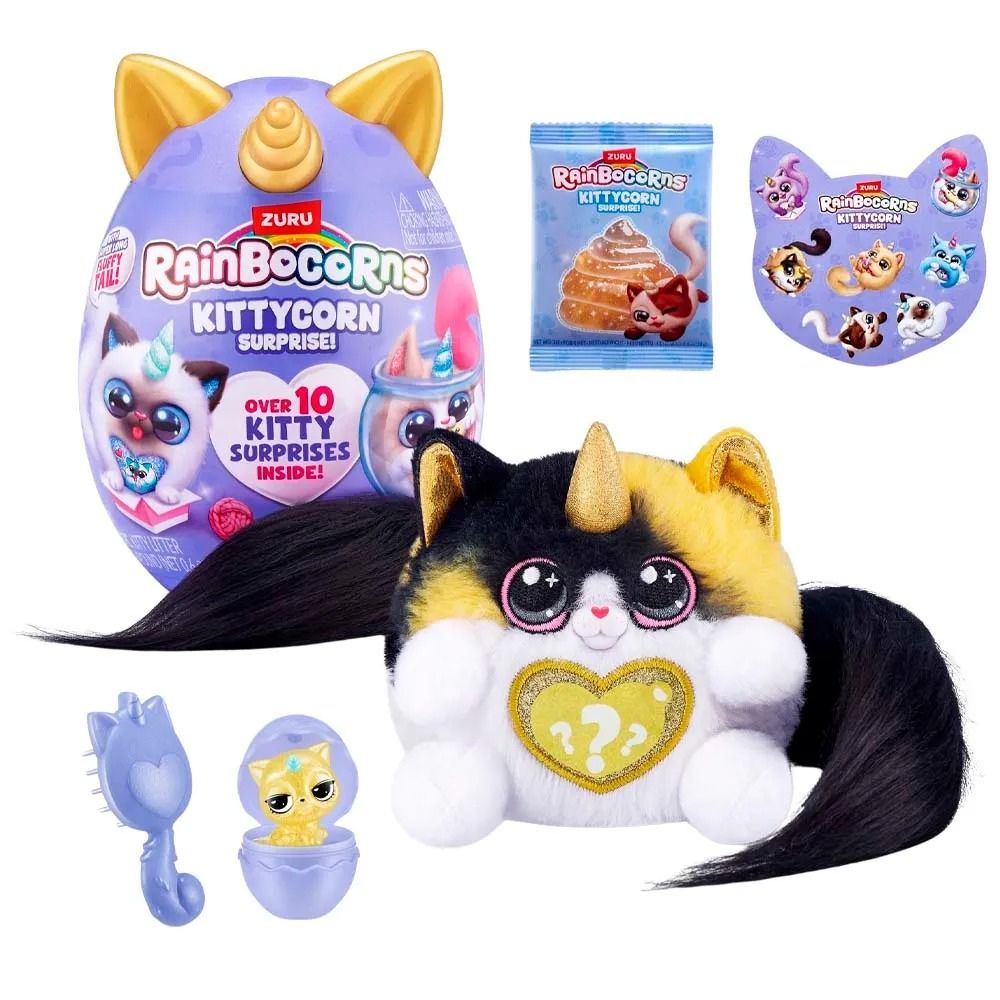Kittycorn Surprise 10 Kitty Surprises Cola Negra 10+