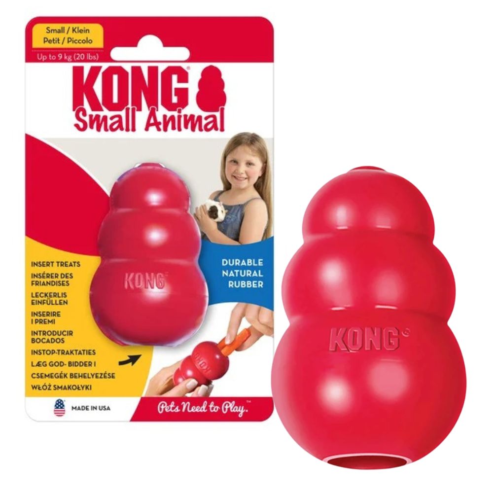 Kong Juguete Para Animales Pequeños Small 9Kg Rojo
