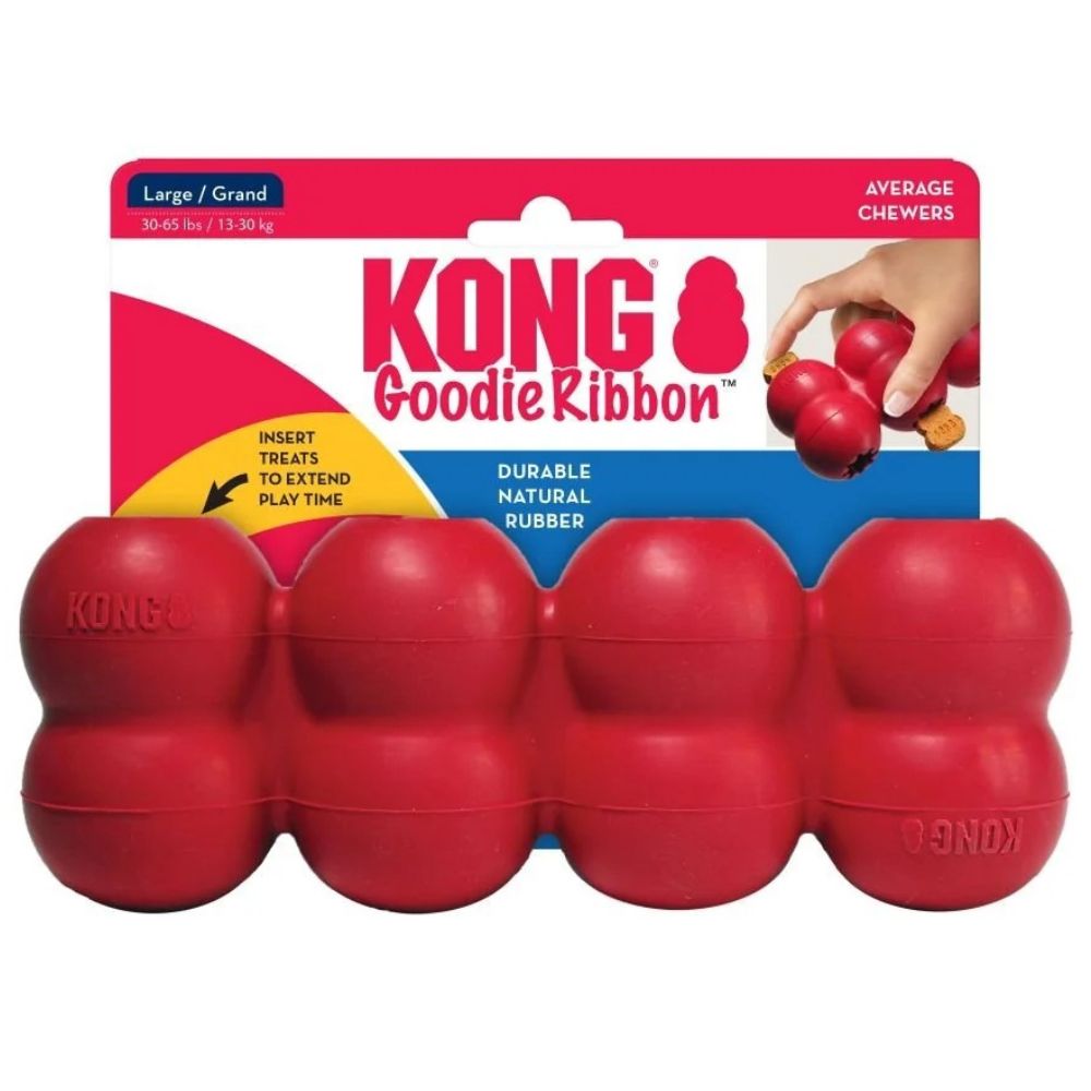 Kong Juguete Para Perro Goodie Ribbon Large 13-30kg Rojo