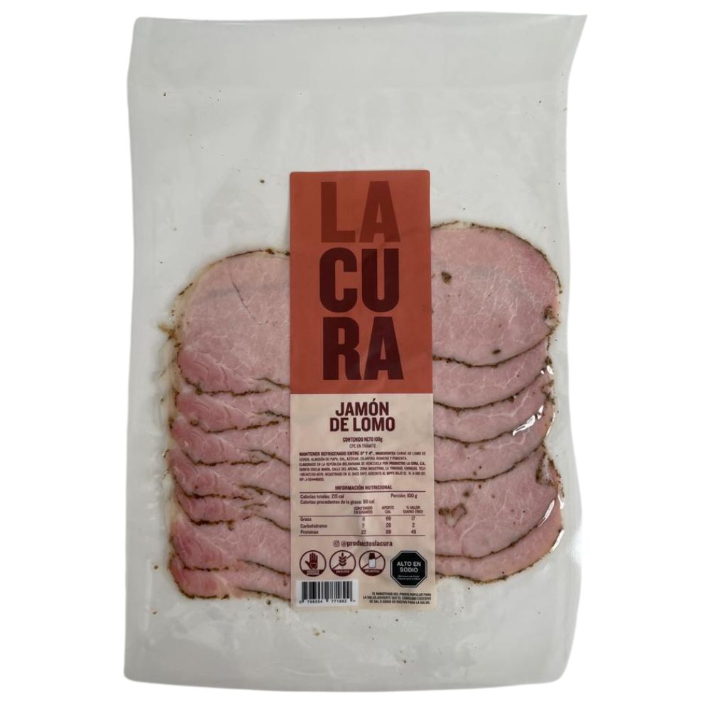Jamon de Lomo Cocido La Cura 100gr