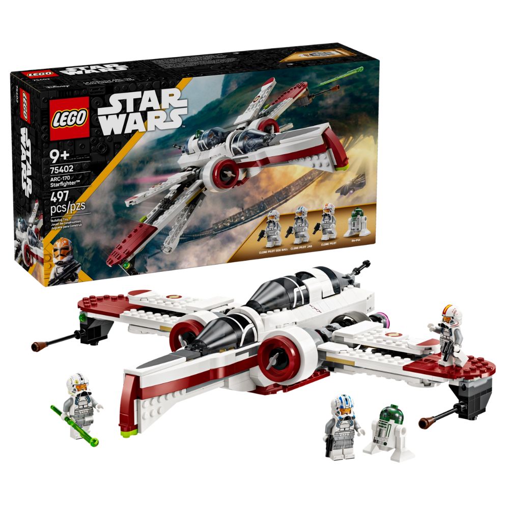 Lego Star Wars ARC-170 Starfighter 497 Pzas 9+