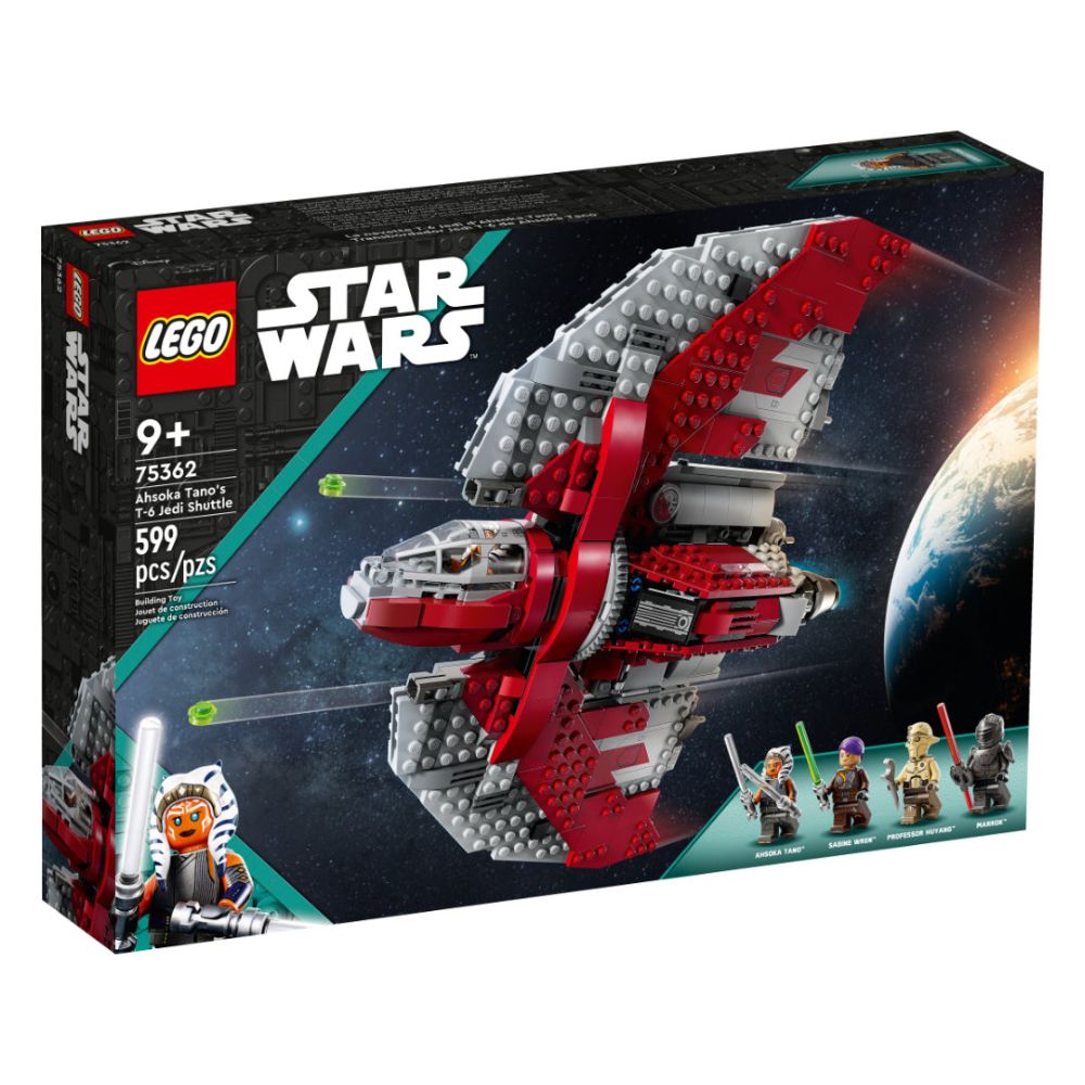 Lego Star Wars Ahsoka Tano's T-6 Jedi Shuttle 599 Pzas 9+