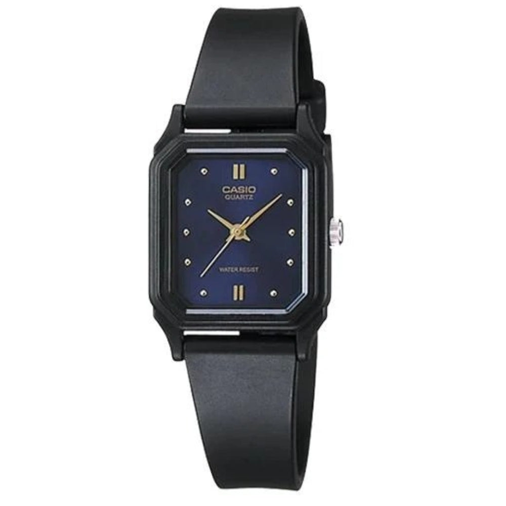 Casio Reloj Casual Correa De Resina Para Dama Black
