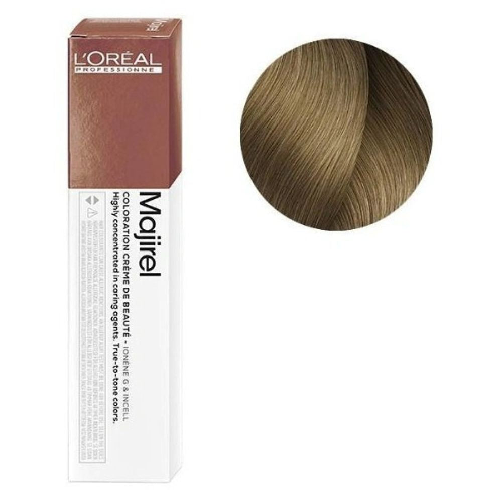 L'Oreal Tinte Para El Cabello Majirel 8.31 Rubio Claro Dorado Ceniza 50ml