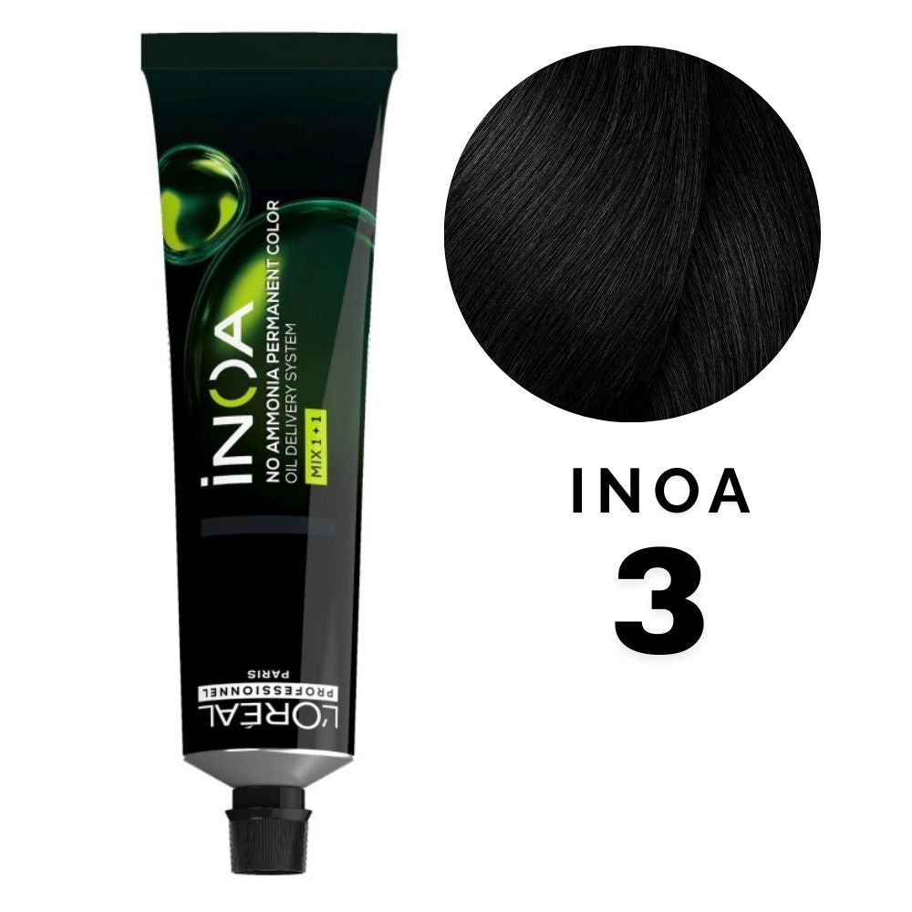 L'Oreal Inoa Profesional Color Castaño Oscuro Nro. 3 60gr
