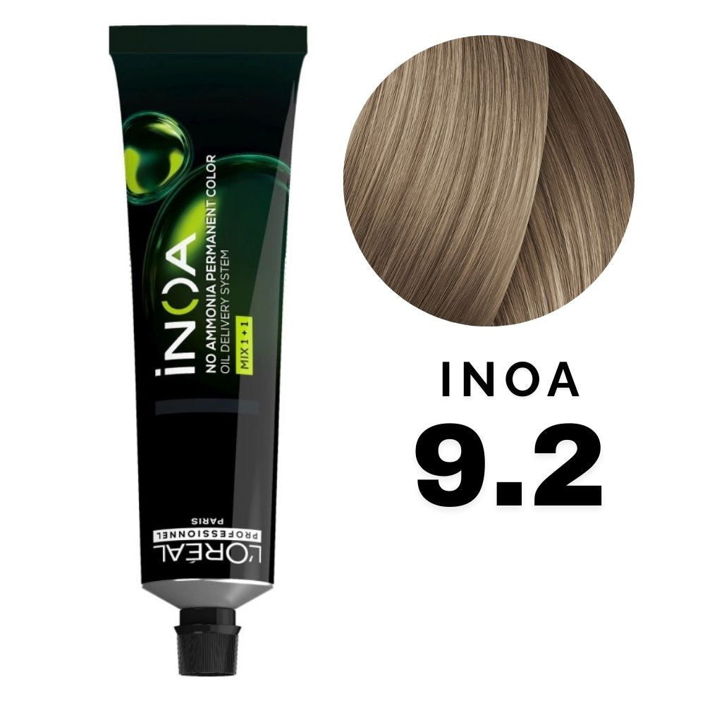 L'Oreal Inoa Profesional Color Rubio Muy Claro Irisado Nro. 9.2 60gr