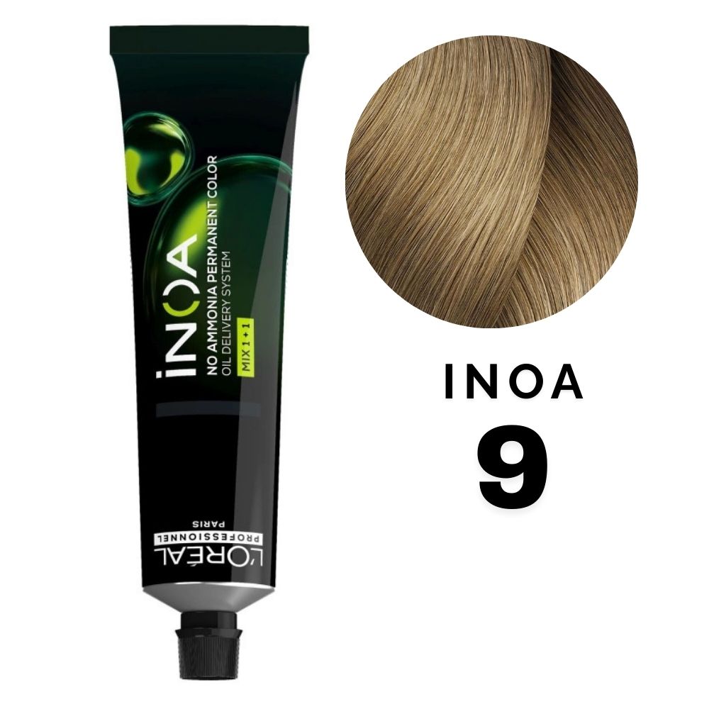 L'Oreal Inoa Profesional Color Rubio Muy Claro Nro. 9 60gr