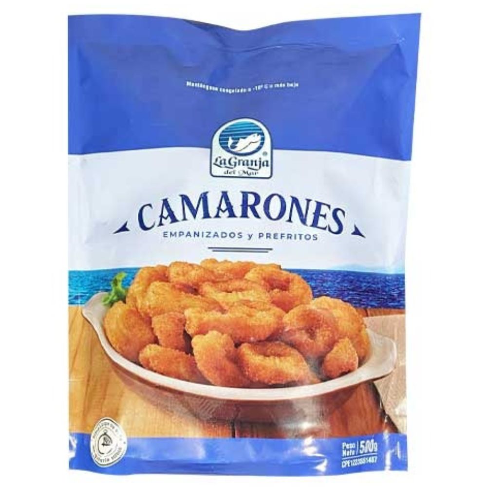 La Granja Camarones Empanizados 500gr
