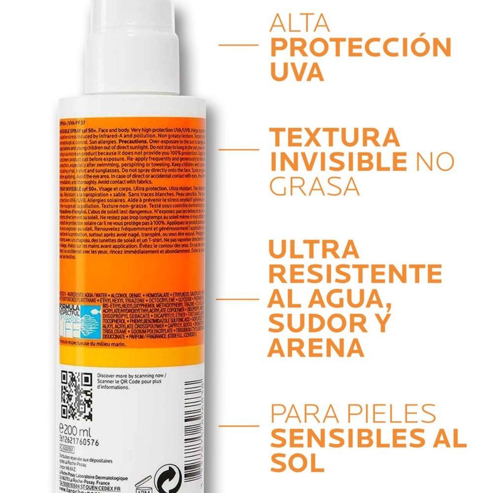La Roche Posay Anthelios Spray Invisible 200ml
