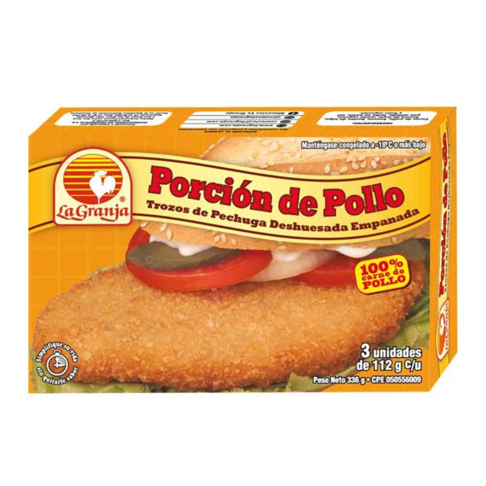 La Granja Porción De Pollo 3 Und 336gr