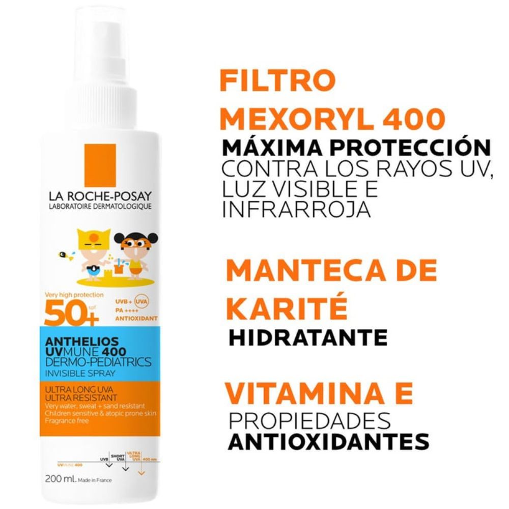 La Roche-Posay Anthelios Uvmune 400 Dermo Pediatrics Lait Hydratant SPF50 200ml