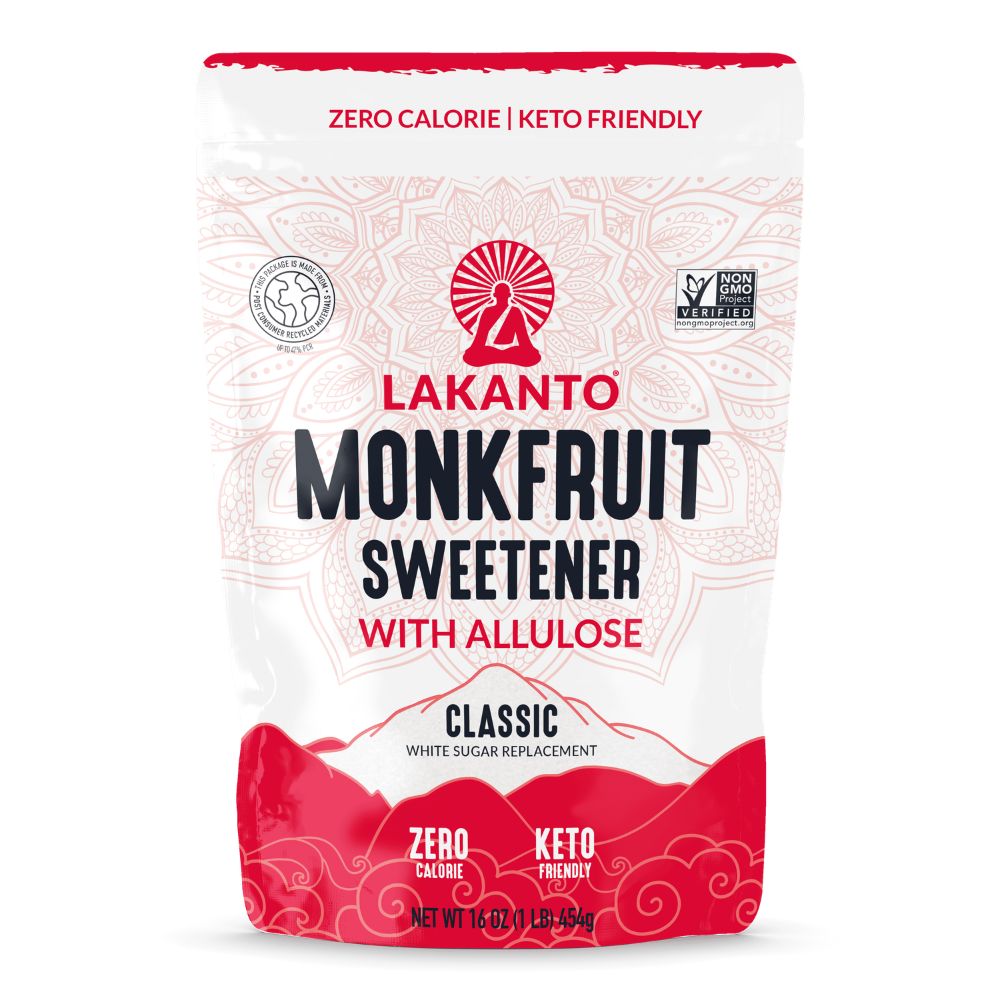 Lakanto Monkfruit Sweetener With Allulose Classic 454gr