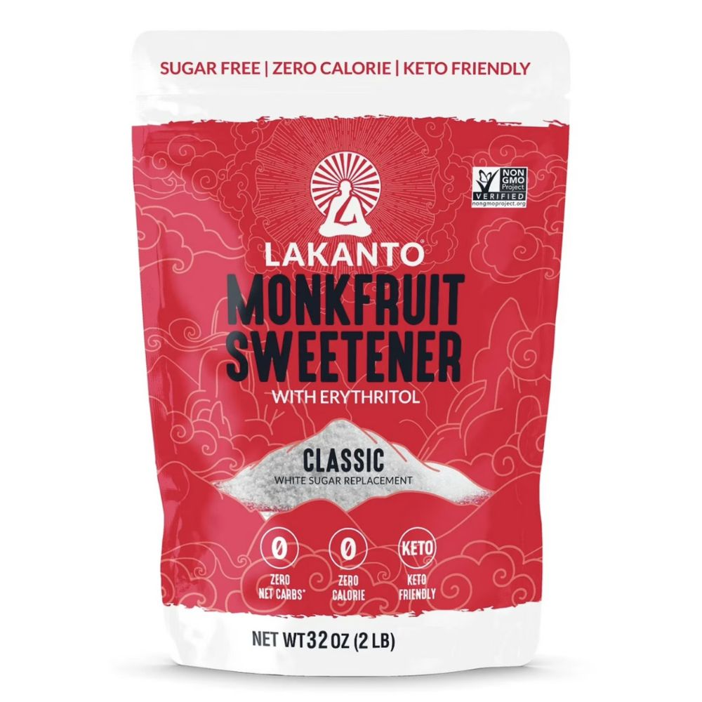 Lakanto Monkfruit Sweetener With Erythritol Classic 907gr