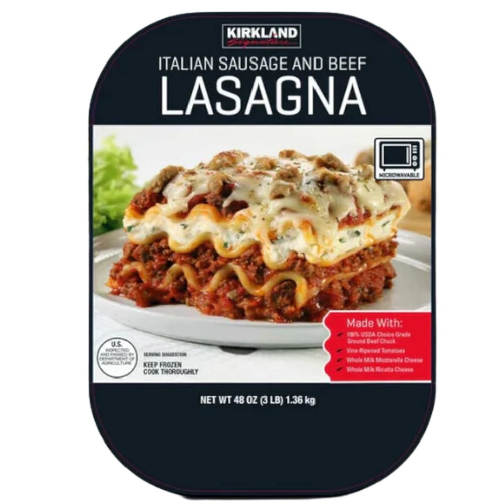 Lasagna Kirkland Italian Saucege and Beef 1.36kg