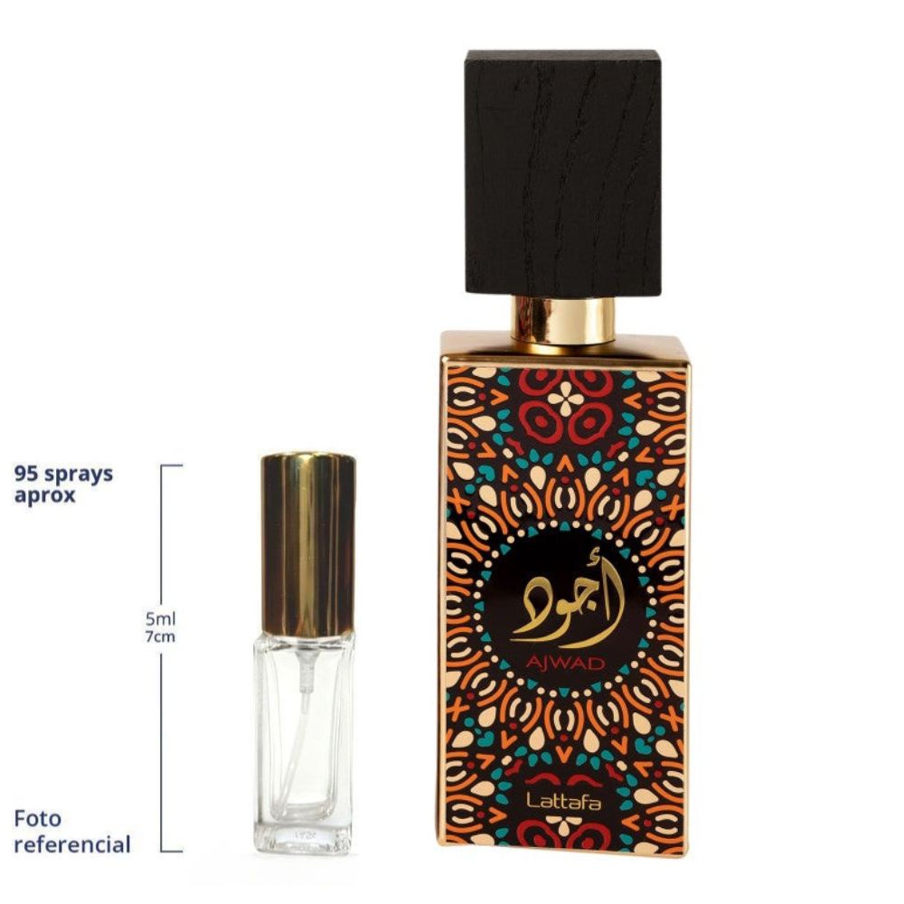 Lattafa AJWAD Decant Travel Size Eau De Parfum Unisex