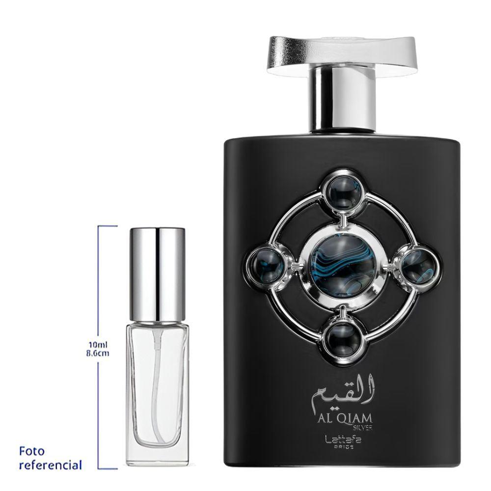 Lattafa Al Qiam Silver Decant Travel Size Eau De Parfum Unisex