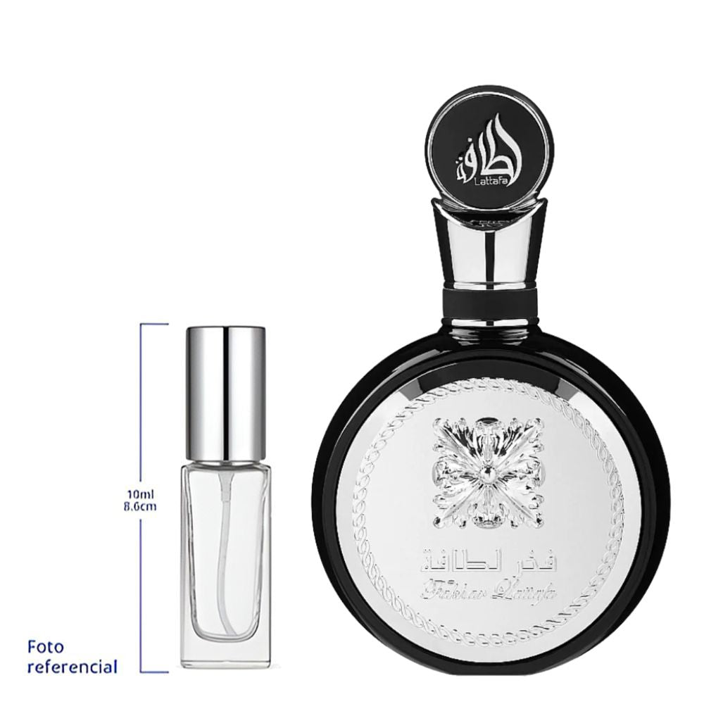 Lattafa Fakhar Silver Decant Travel Size Eau De Parfum For Men