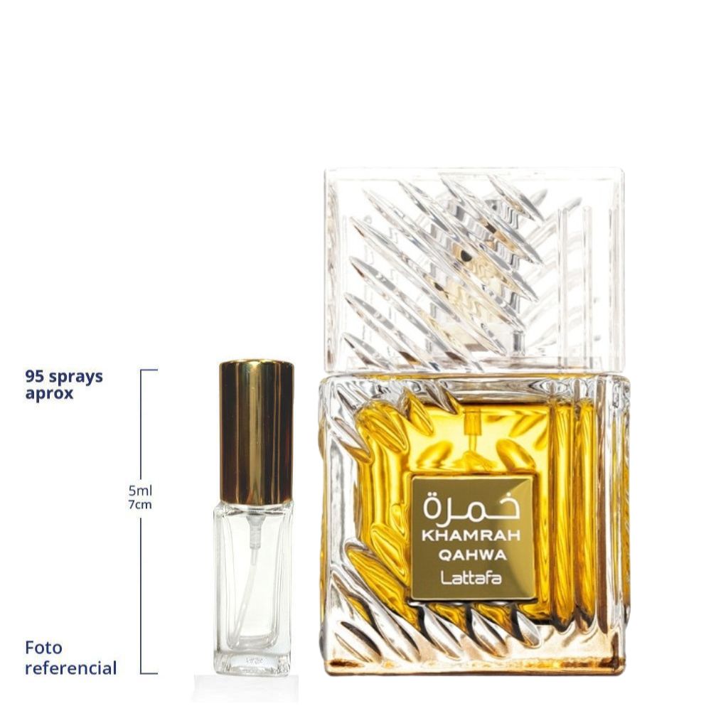 Lattafa Khamrah Qahwa Decant Travel Size Eau De Parfum Unisex