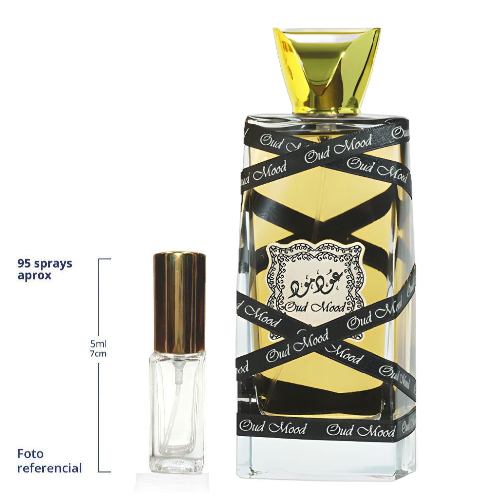 Lattafa Oud Mood Decant Travel Size Eau De Parfum Unisex