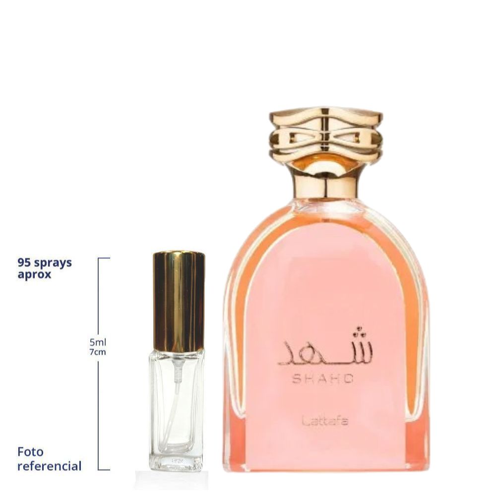 Lattafa Shahd Decant Travel Size Eau De Parfum For Woman