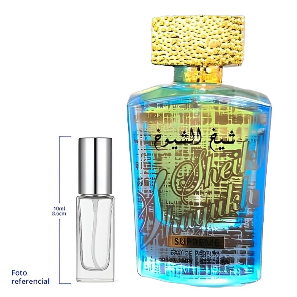 Lattafa Sheikh Shuyukh Supreme Decant Travel Size Eau De Parfum Unisex