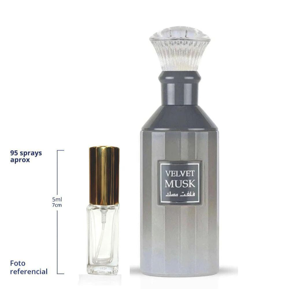 Lattafa Velvet Musk Decant Travel Size Eau De Parfum Unisex