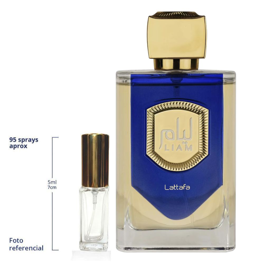 Lattafa Liam Blue Decant Travel Size Eau De Parfum For Men