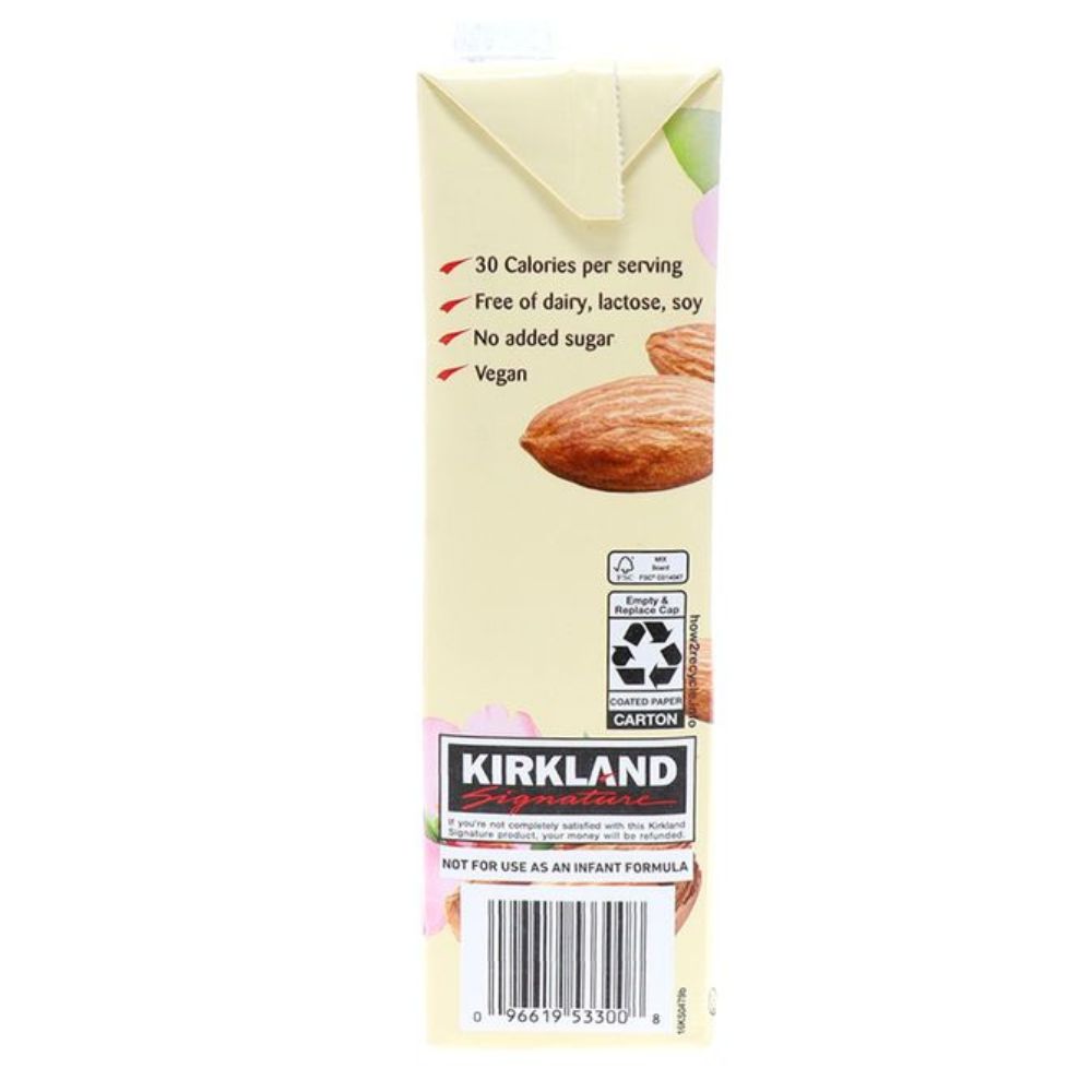 Leche de Almendras Kirkland Organic Unsweetened Vanilla 946ml