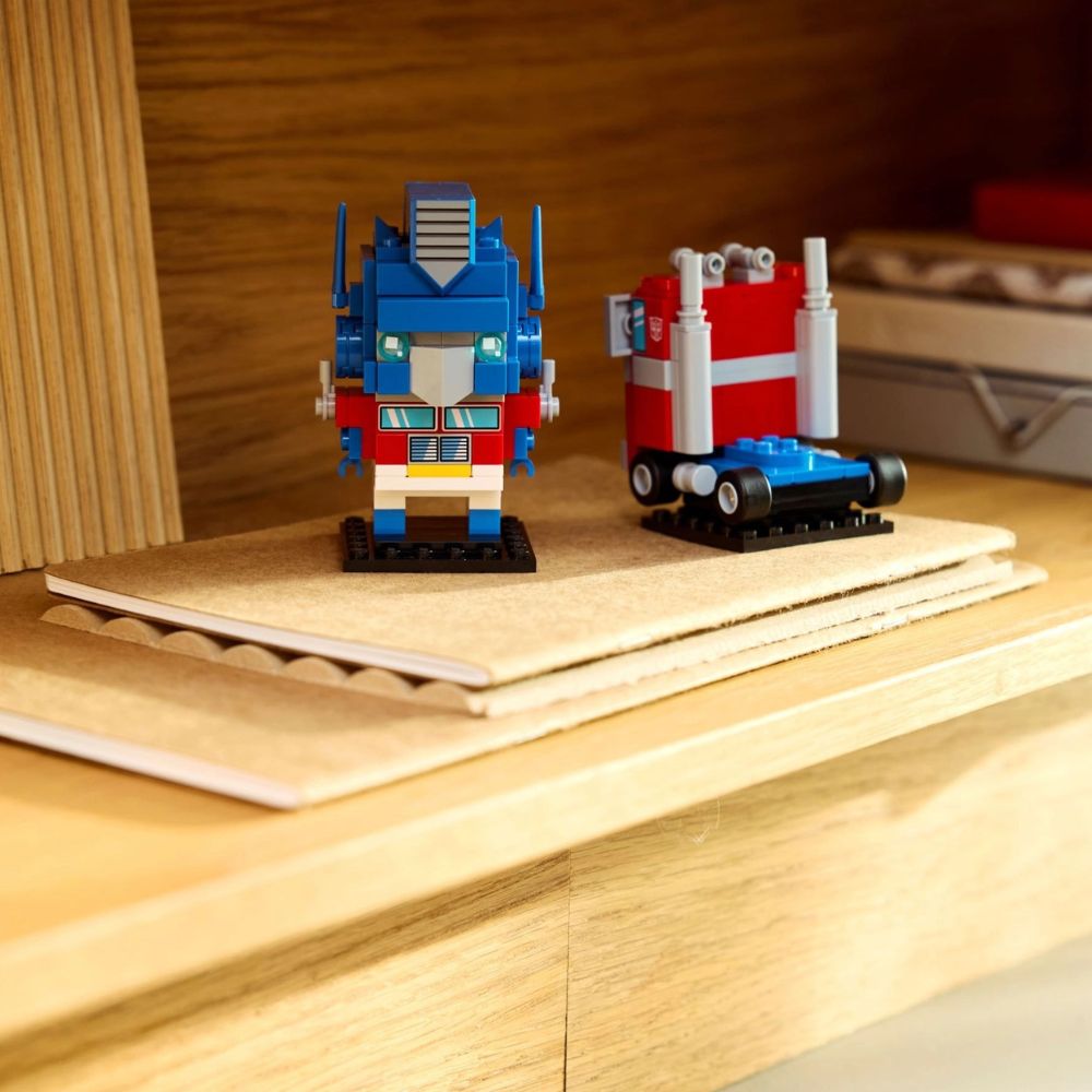 Lego Brick Headz Transformers Optimus Prime Robot & Vehicle 237 Pzs 10+