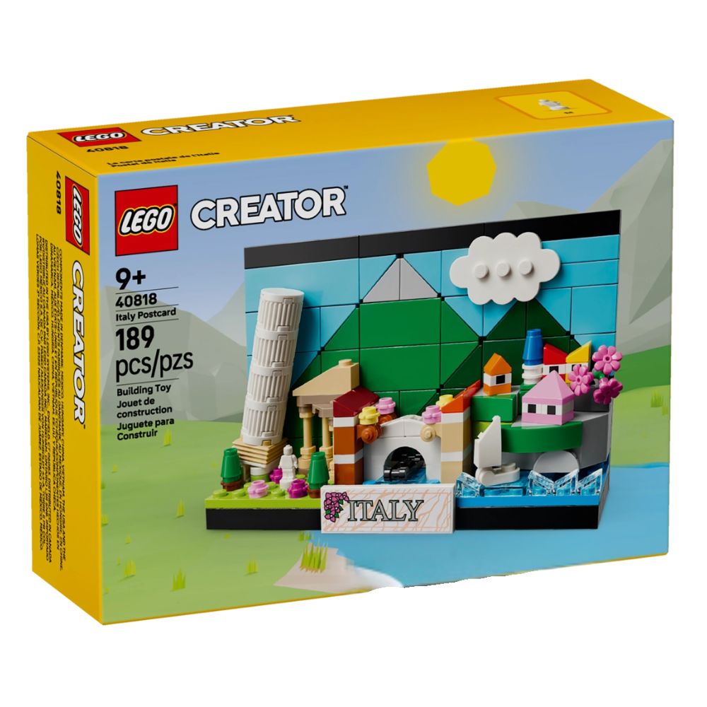 Lego Creator Italy Postcard 189 Pzs 9+