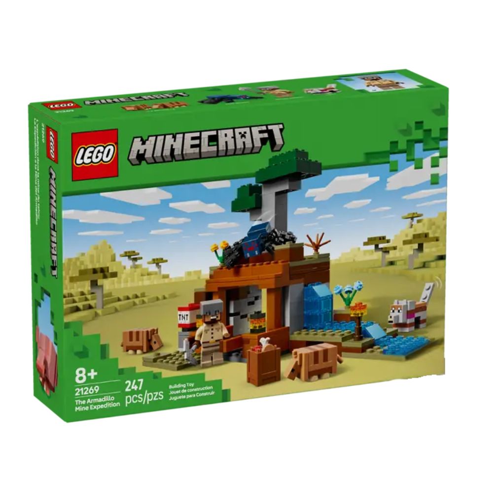 Lego Minecraft The Armadillo Mine Expedition 247 Pzs 8+