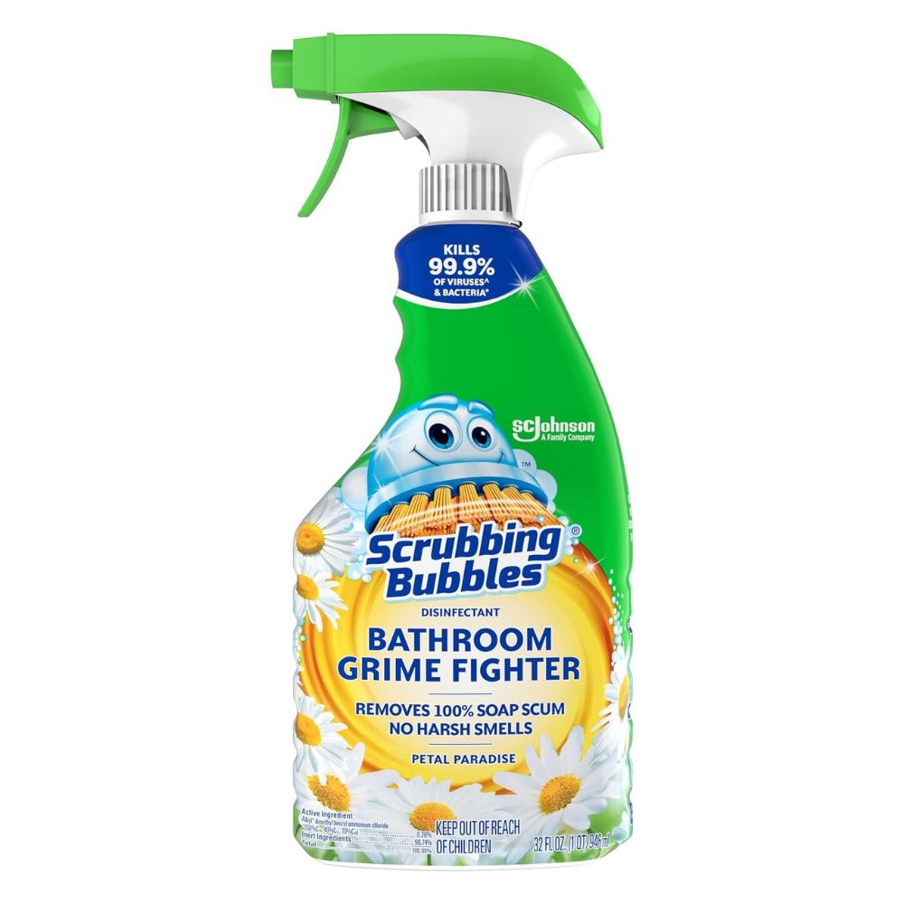 Limpiador de Baños Scrubbing Bubbles Grime Fighter Petal Paradise 946 ml