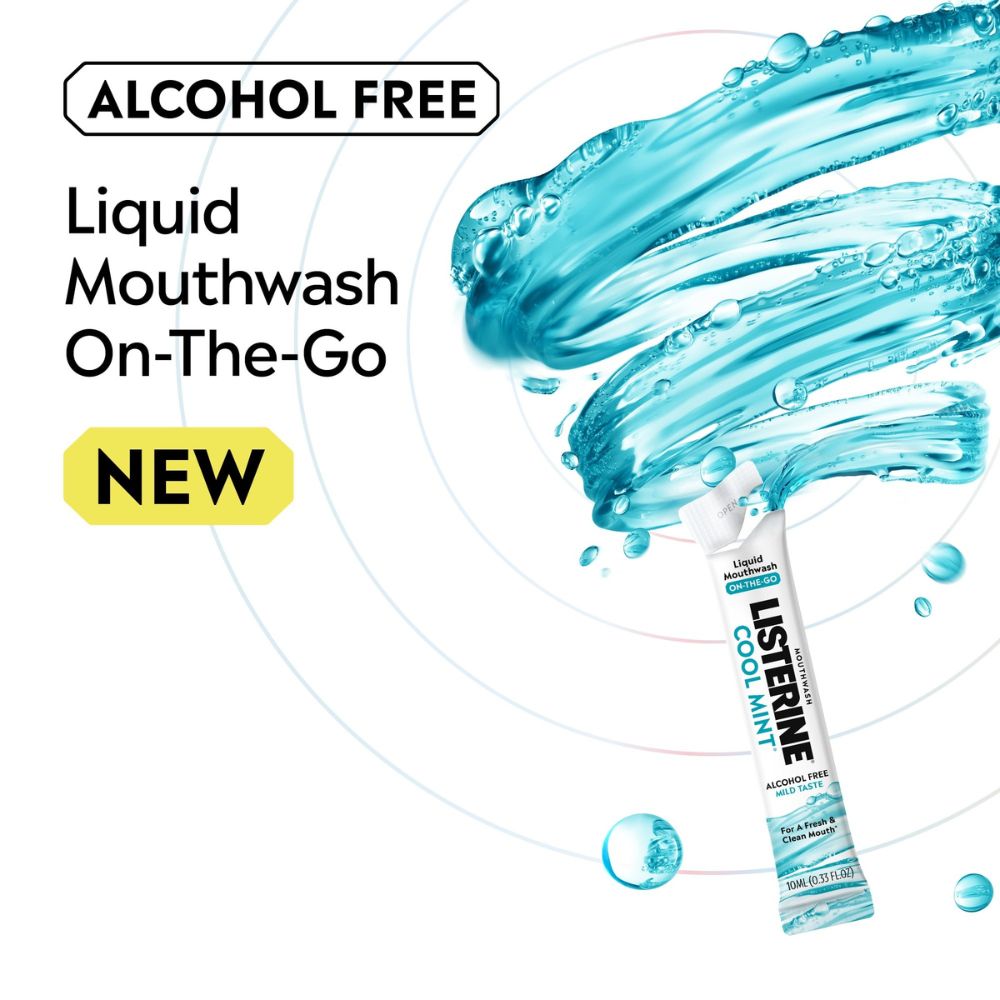 Listerine On The Go Sachet De Enjuagues Bucal Cool Mint 15Und 10ml C/u