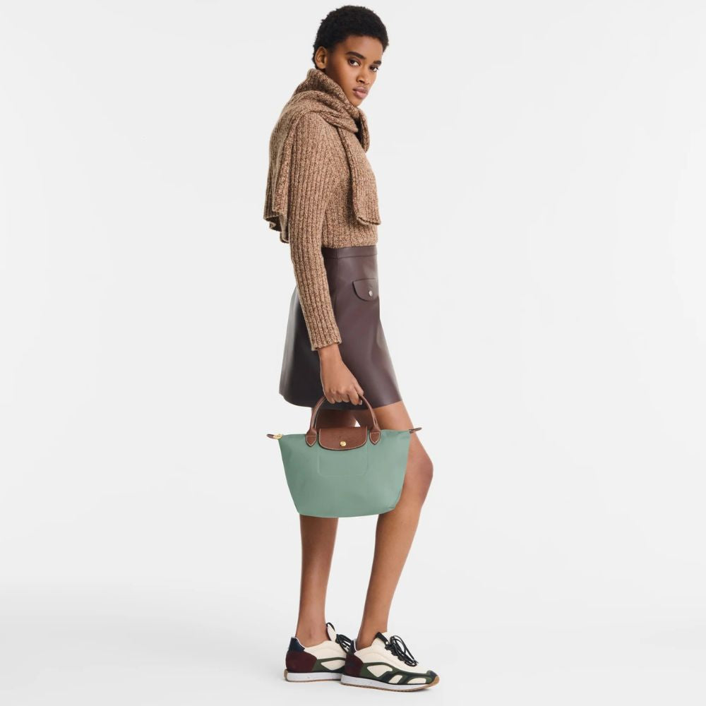 Longchamp Cartera Le Pliage Original Small Handbag Celadon