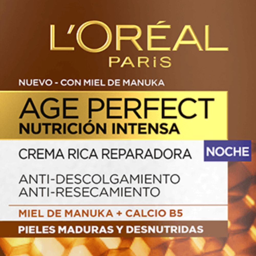 Loreal Crema Reparadora Antiarrugas Noche Nutricion Intensa 50 ml