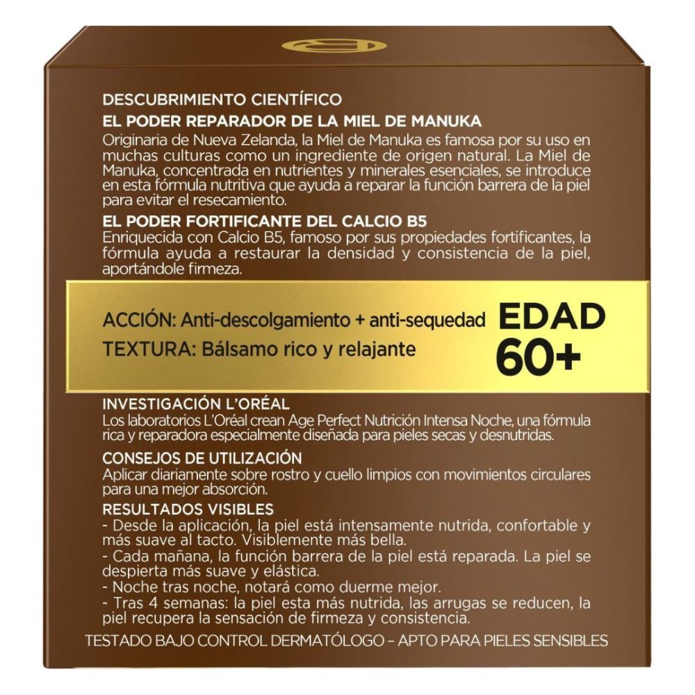 Loreal Crema Reparadora Antiarrugas Noche Nutricion Intensa 50 ml