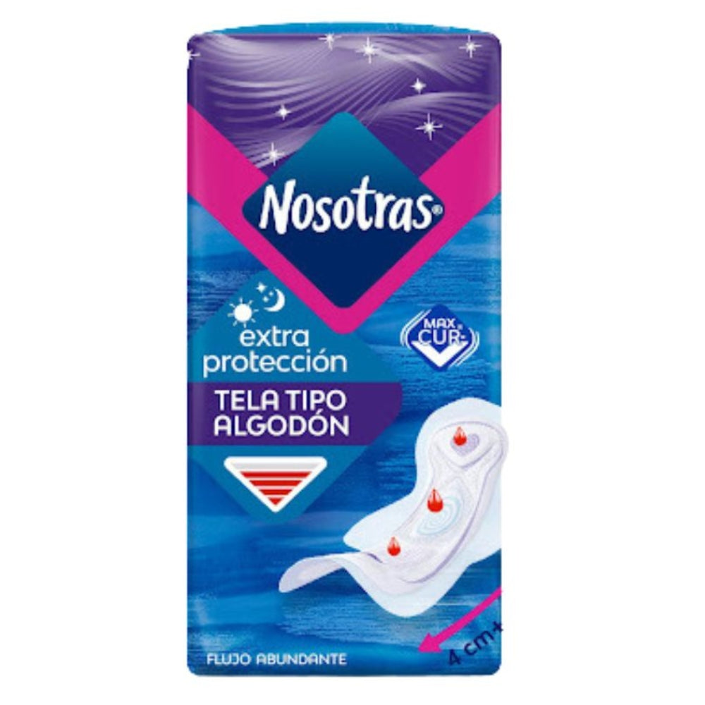 Nosotras Toallas Extra Protección Tela 20 Und