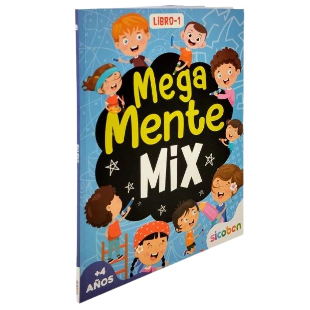 Libro 1 Mega Mente Mix En Ingles y Español 48 pag