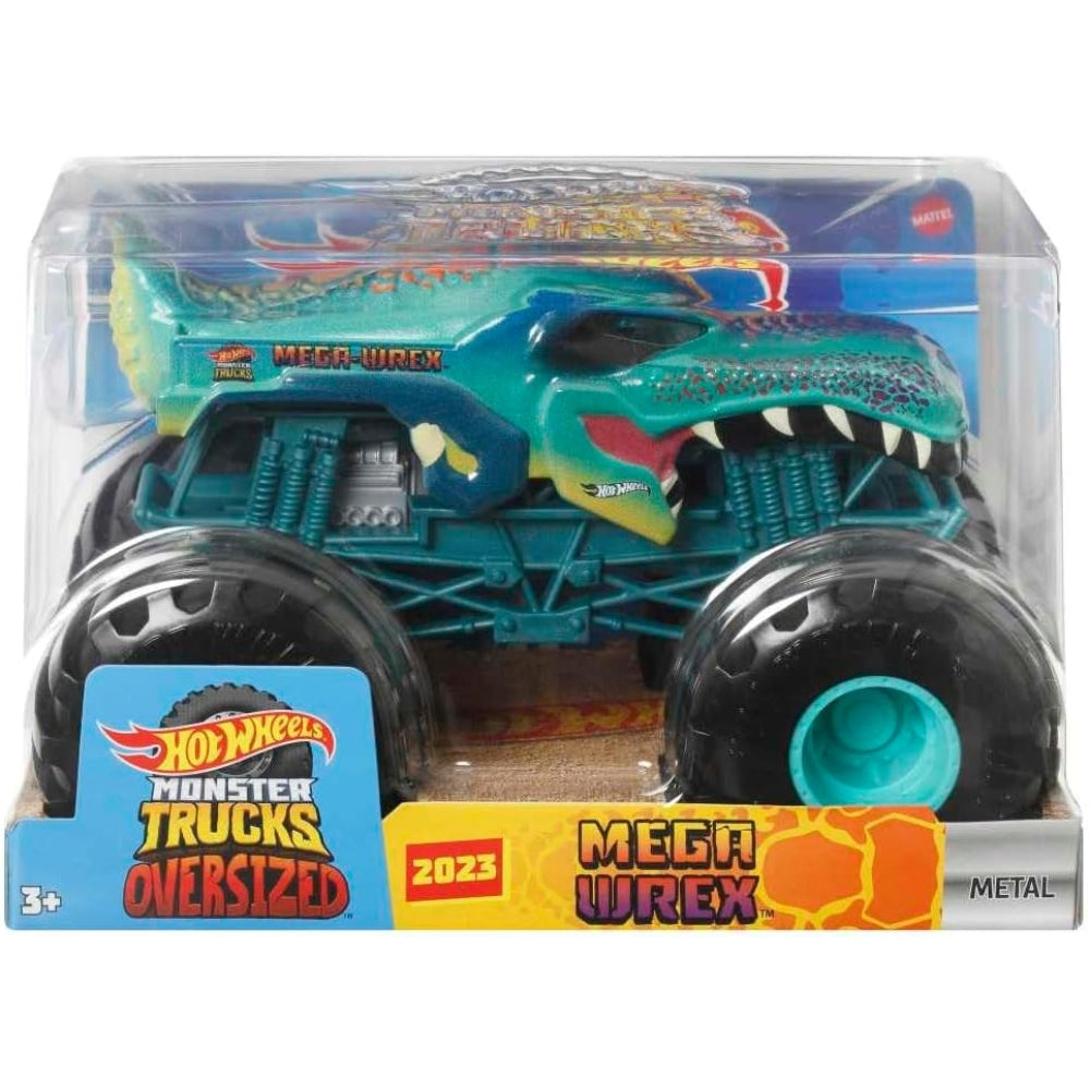 Hot Wheels Monster Trucks Oversized 1:24 Scale Metal Die-Cast Toy Truck (MEGA WREX)
