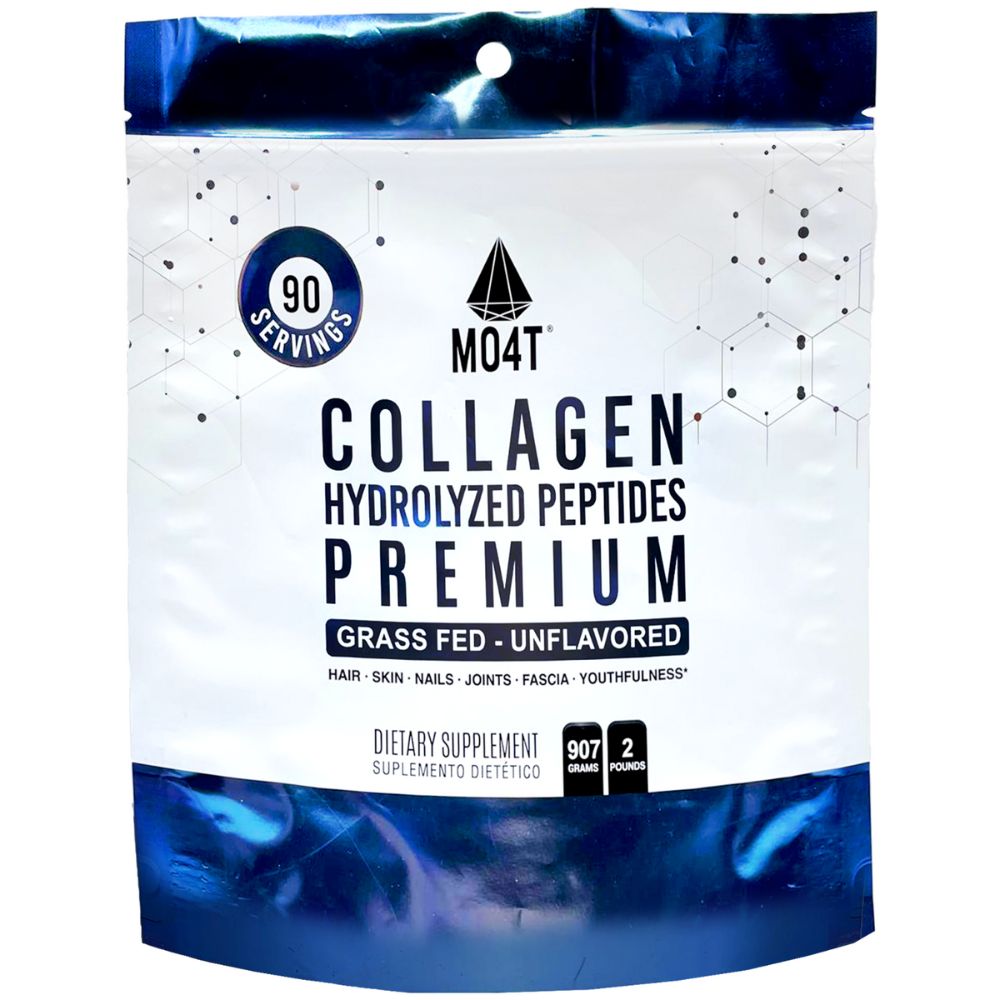 MO4T Péptidos De Colágeno Hidrolizado Formato Pouch 90 Servicios 907gr 2 Lb