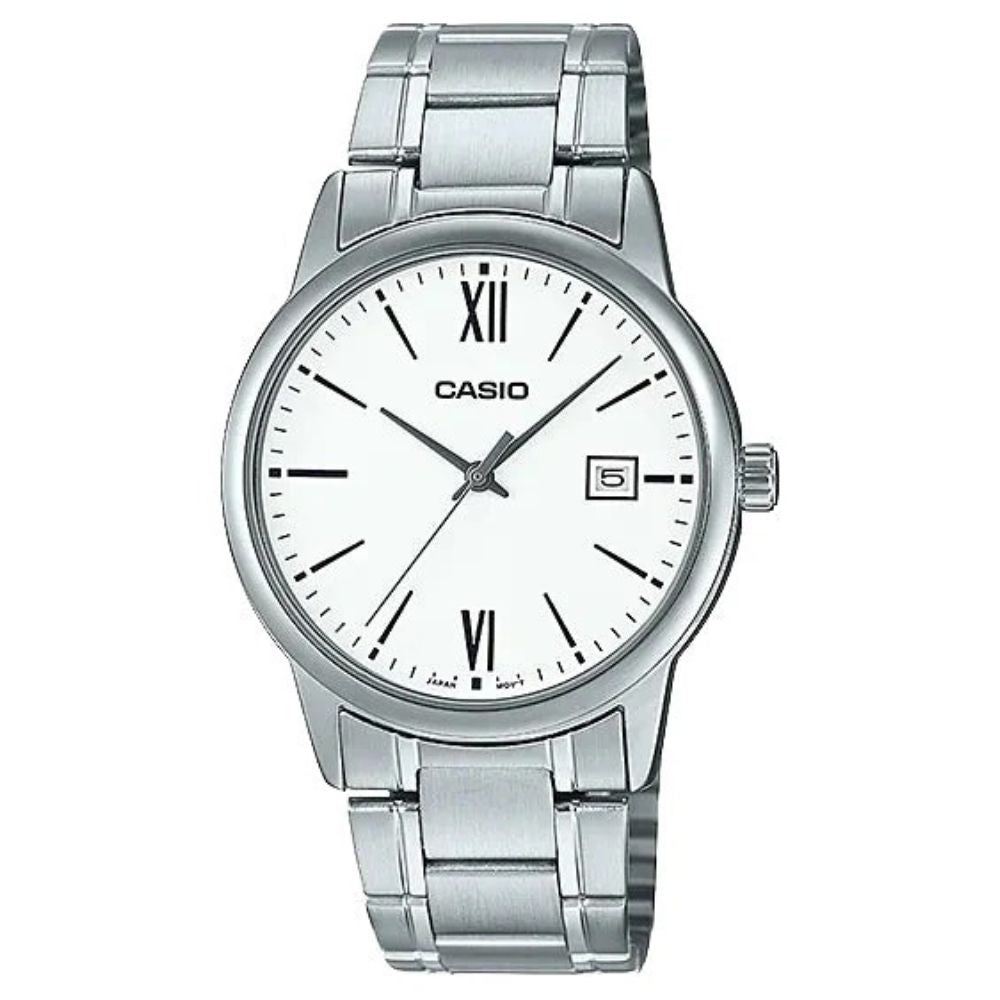 Casio Reloj Casual Correa De Acero Inoxidable Para Caballero Silver